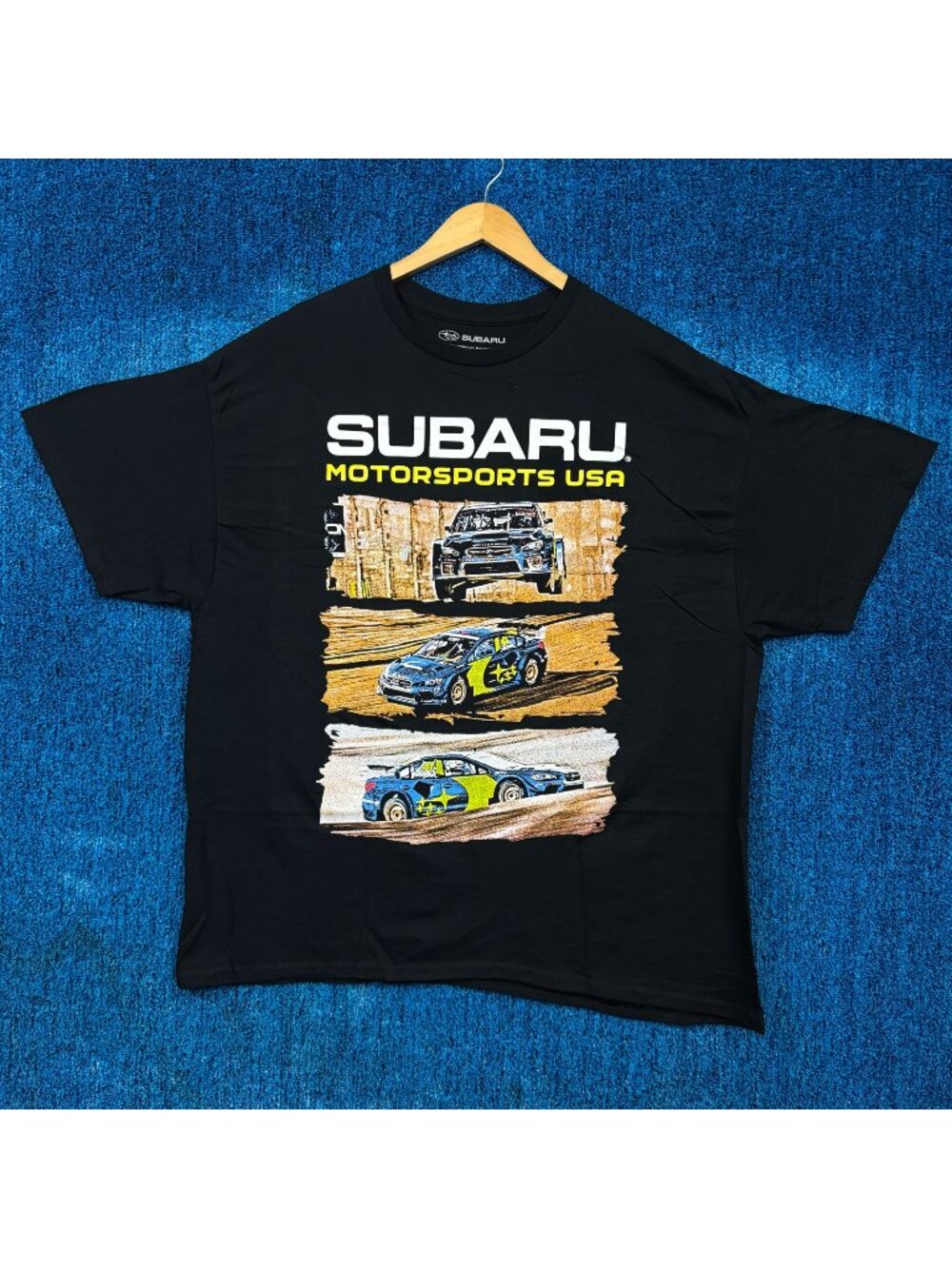 Subaru Motorsport USA Racing T-Shirt Size 2X
